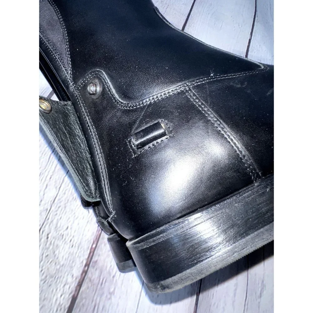 Women's DeNiro Salento Field Riding Boots Size 38 (7.5) Mid Calf NEW - Picture 6 of 10
